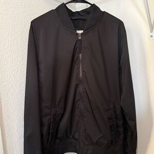 Hollister Men's Classic Black Bomber Jacket